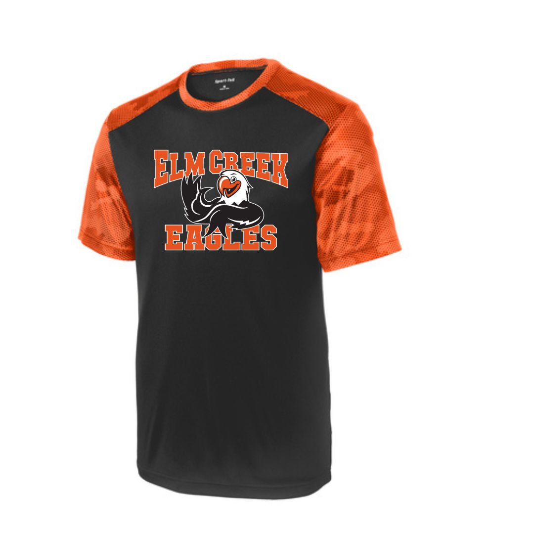 '25 Elm Creek Sport-Tek® ADULT CamoHex Colorblock Tee