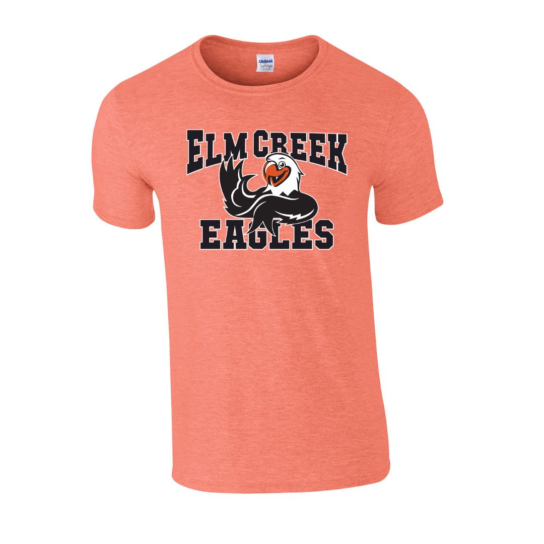 '25 Elm Creek ADULT Gildan - Softstyle® T-Shirt - NEW Heather Orange (4 colors)