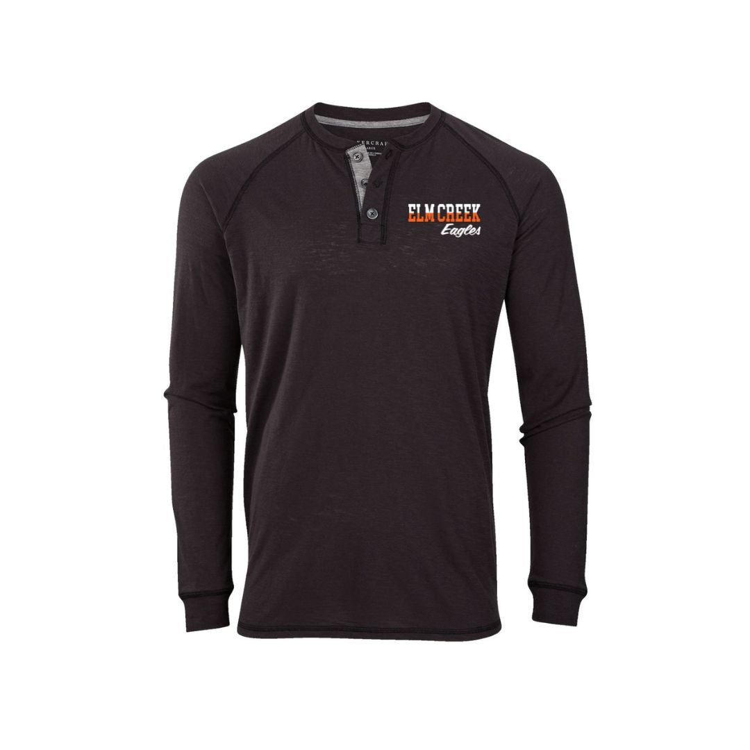 Elm Creek Unisex Henley Long Sleeve T-Shirt - 2025