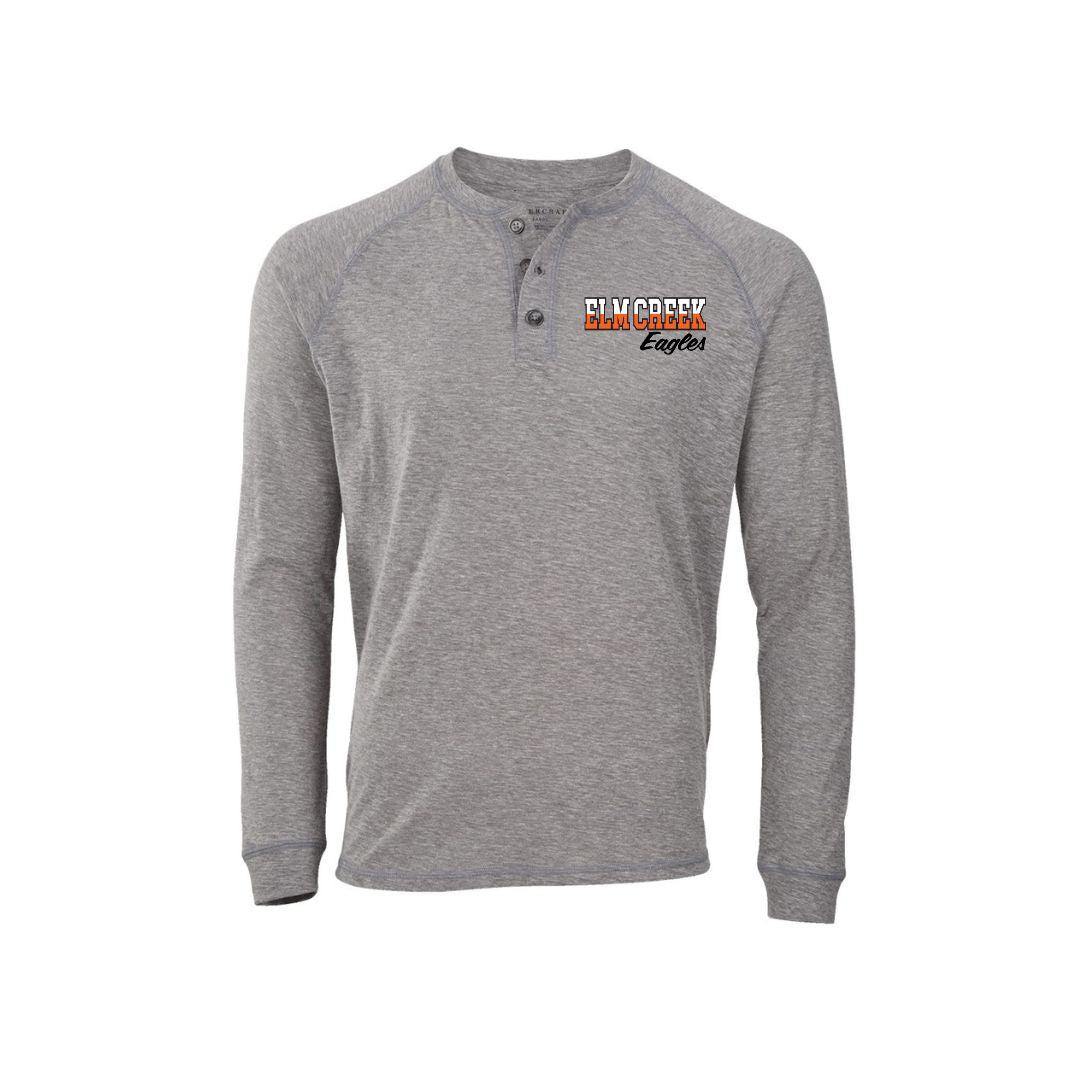 Elm Creek Unisex Henley Long Sleeve T-Shirt - 2025