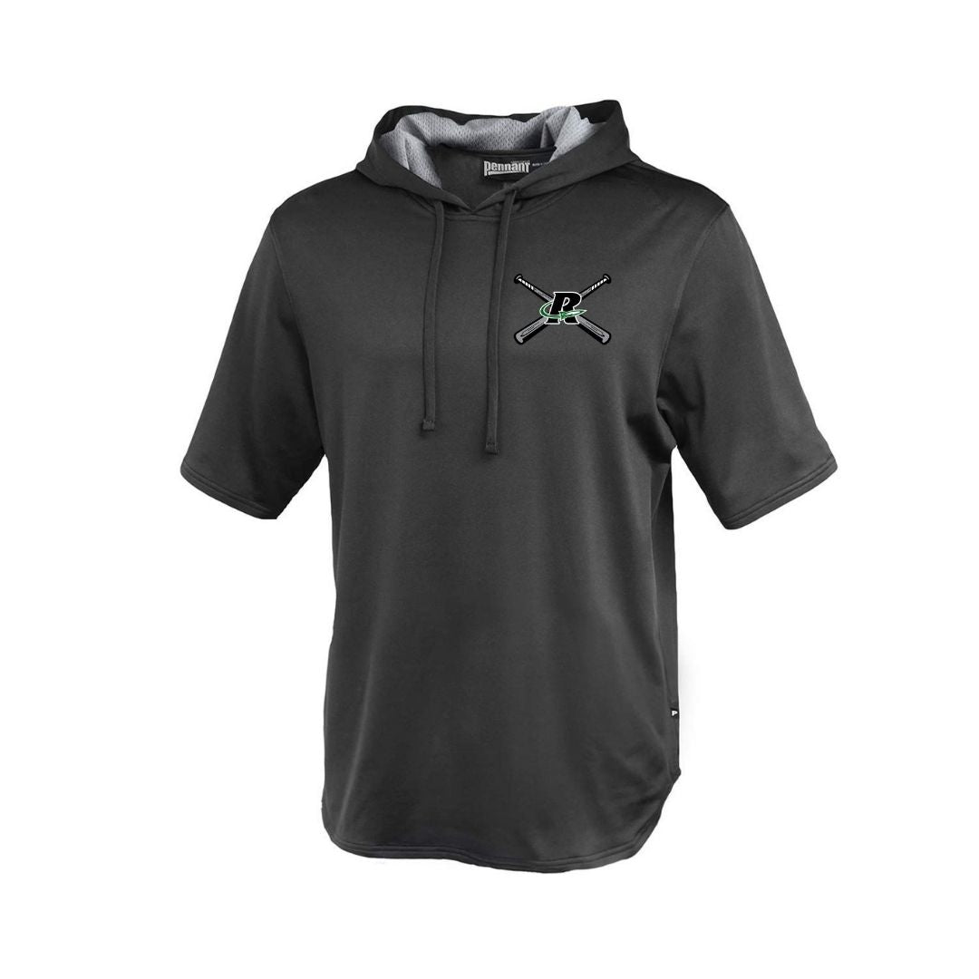 Pennant Short Sleeve Warmup Hoodie
