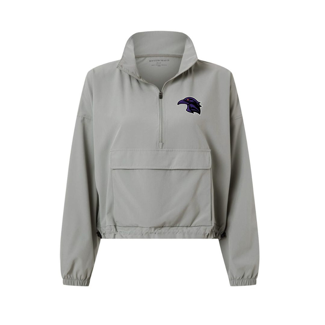 Crows Women's Stretch Woven Quarter-Zip Pullover