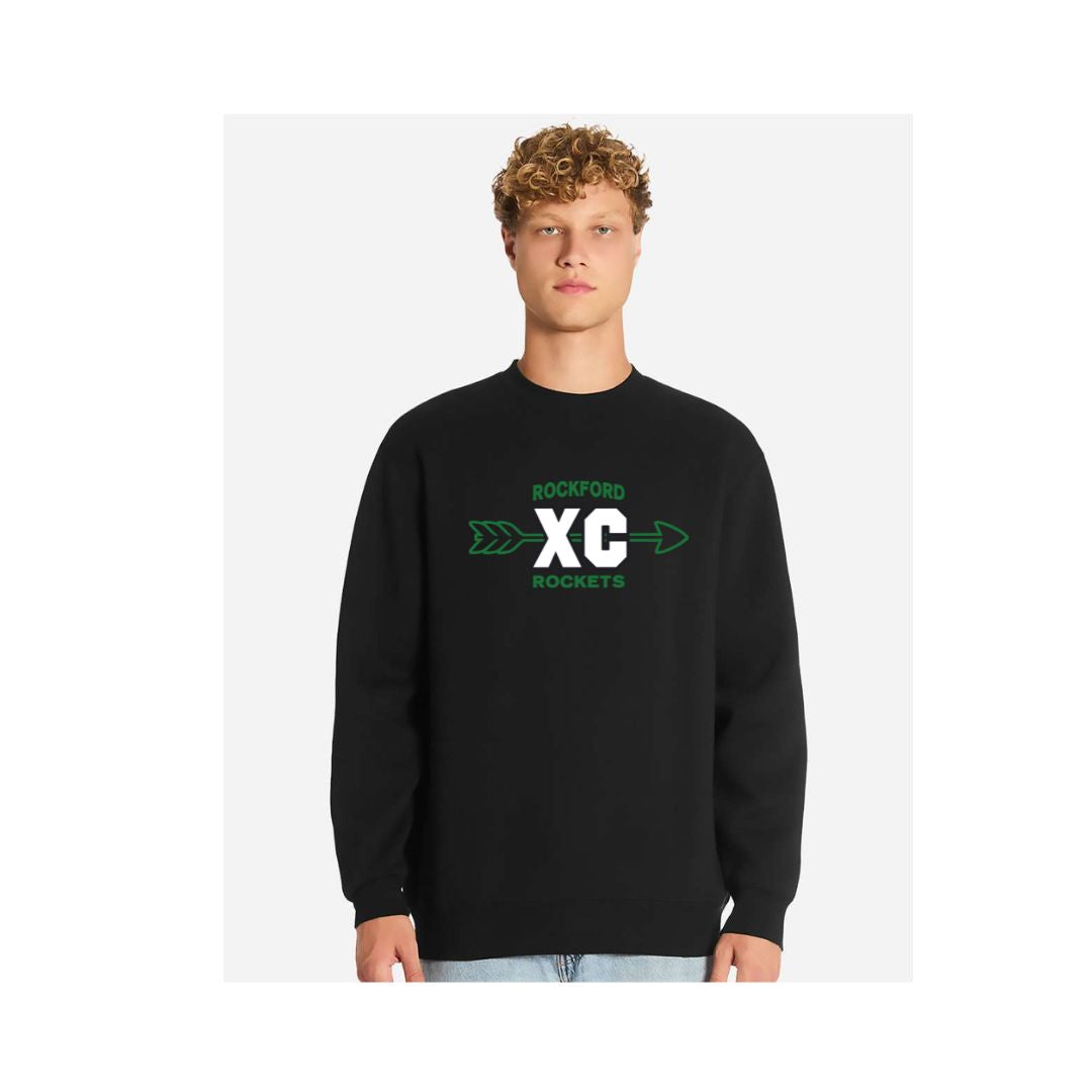 Rockford Twill Applique XC Unisex Crewneck Hoodie (3 colors available)
