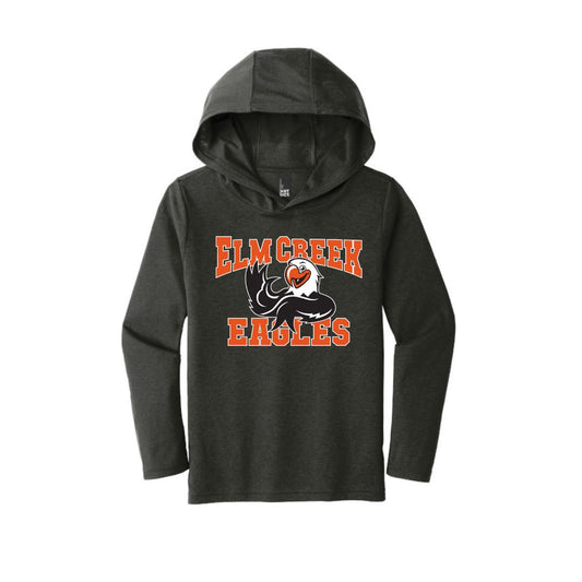 '25 Elm Creek District ® Youth Perfect Tri ® Long Sleeve Hooded Tee