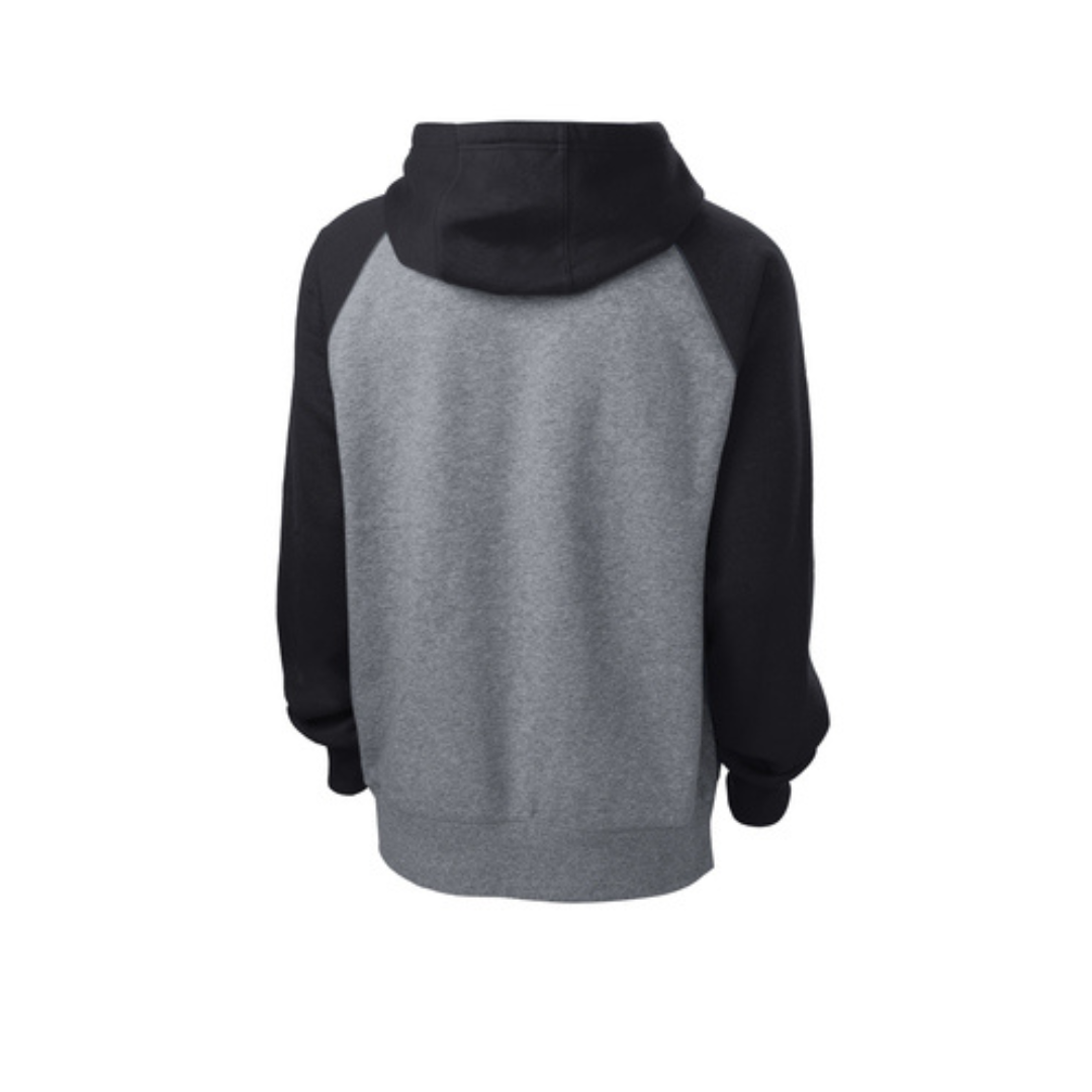 Sport-Tek® Raglan Colorblock Pullover Hooded Sweatshirt