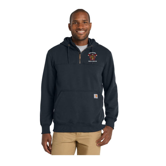 Carhartt ® Rain Defender ® Paxton Heavyweight Hooded Zip Mock Sweatshirt-RFD