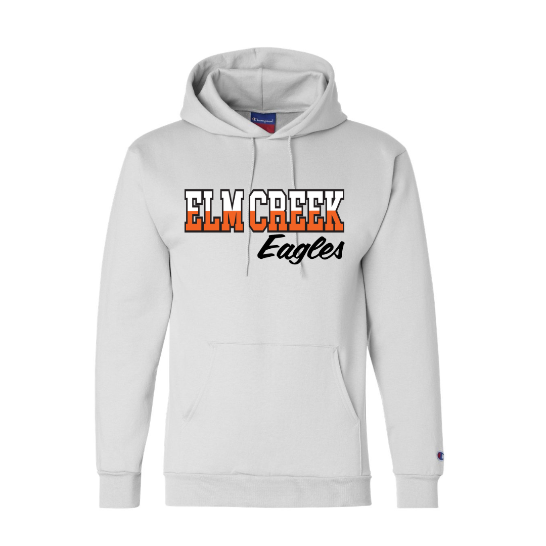 Elm Creek Adult Applique Champion® Powerblend® Hoodie-2025