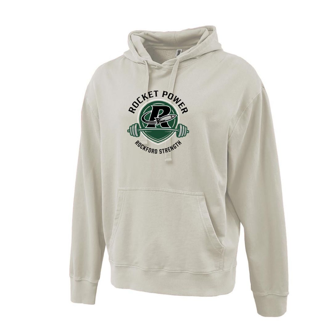 Rocket Power Midweight Fleece Hoodie - Vintage Wash