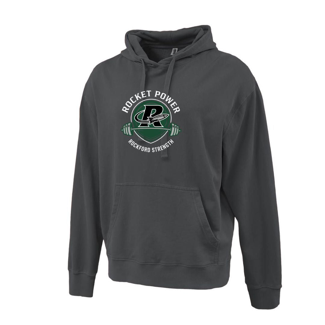 Rocket Power Midweight Fleece Hoodie - Vintage Wash
