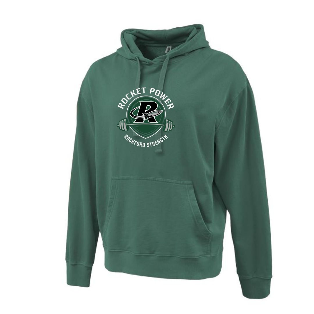 Rocket Power Midweight Fleece Hoodie - Vintage Wash