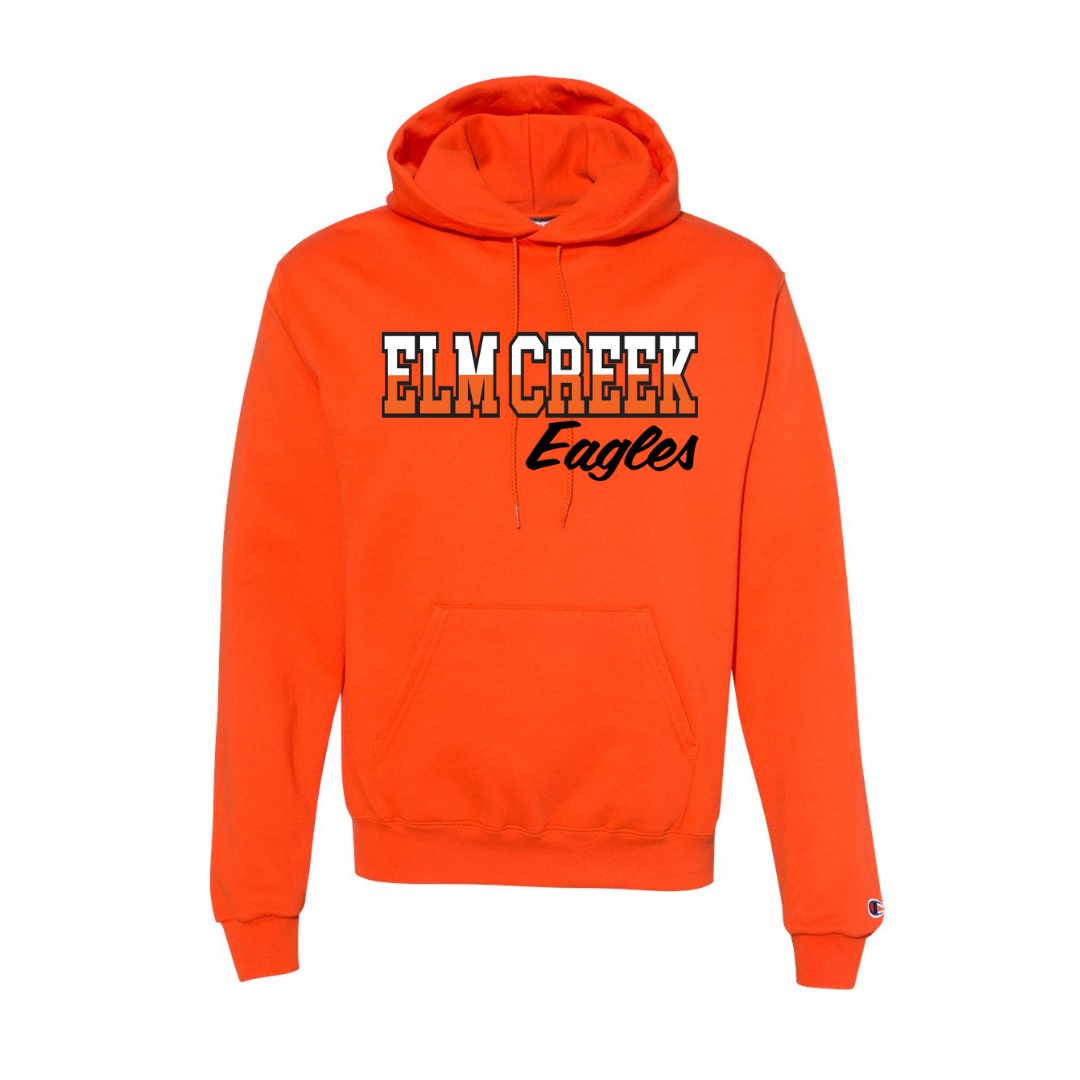 Elm Creek Adult Applique Champion® Powerblend® Hoodie-2025