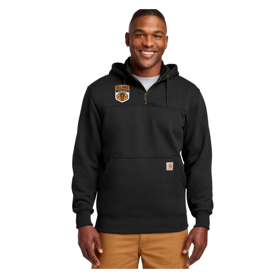 Carhartt® Rain Defender® Paxton Heavyweight Hooded Zip Mock Sweatshirt - DLAX