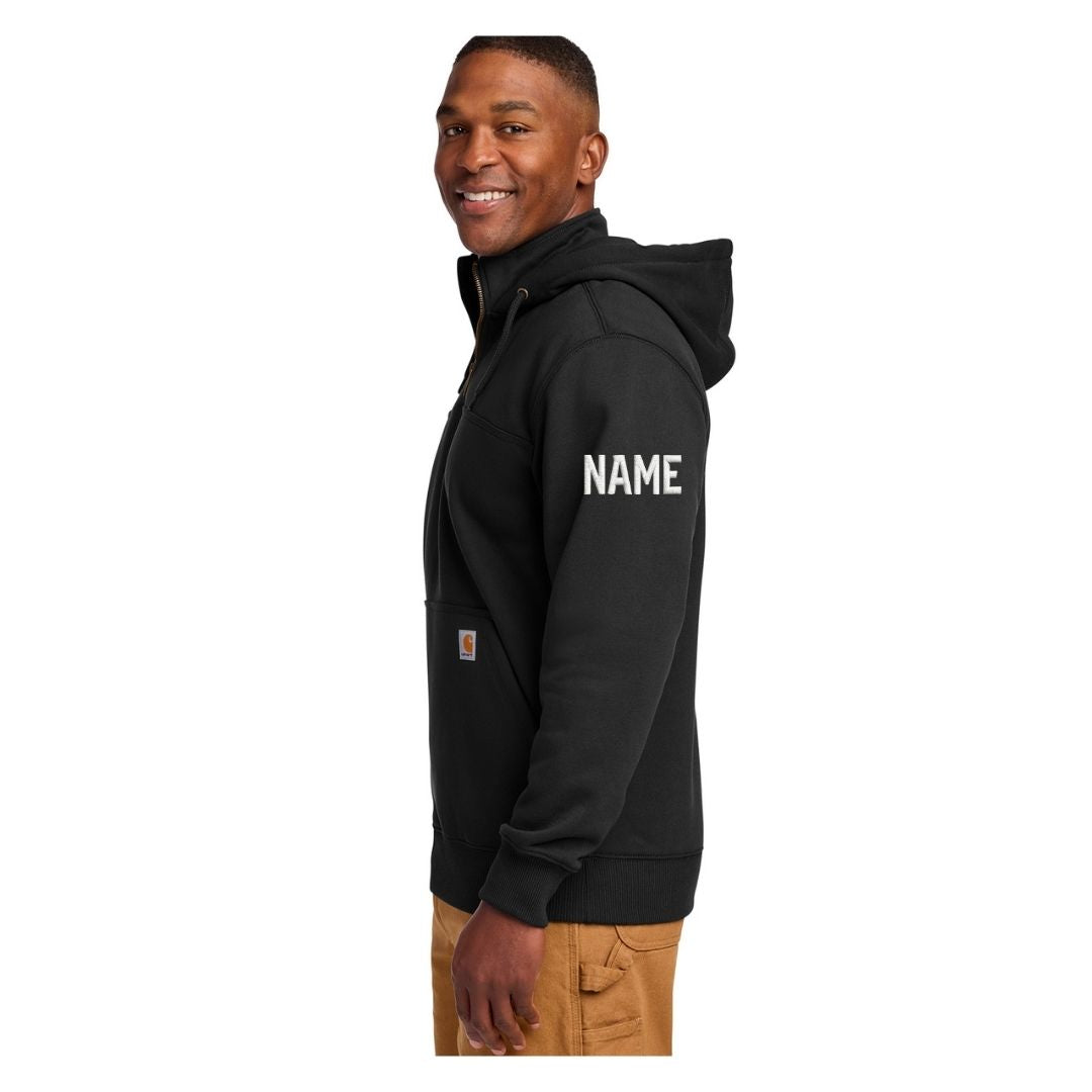 Carhartt® Rain Defender® Paxton Heavyweight Hooded Zip Mock Sweatshirt - DLAX