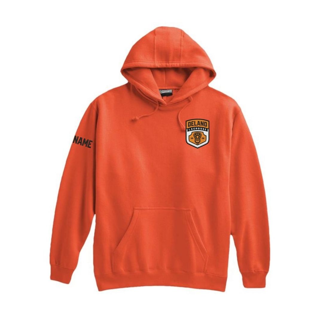 Delano Lacrosse - Pennant Super-10 ADULT Hoodie