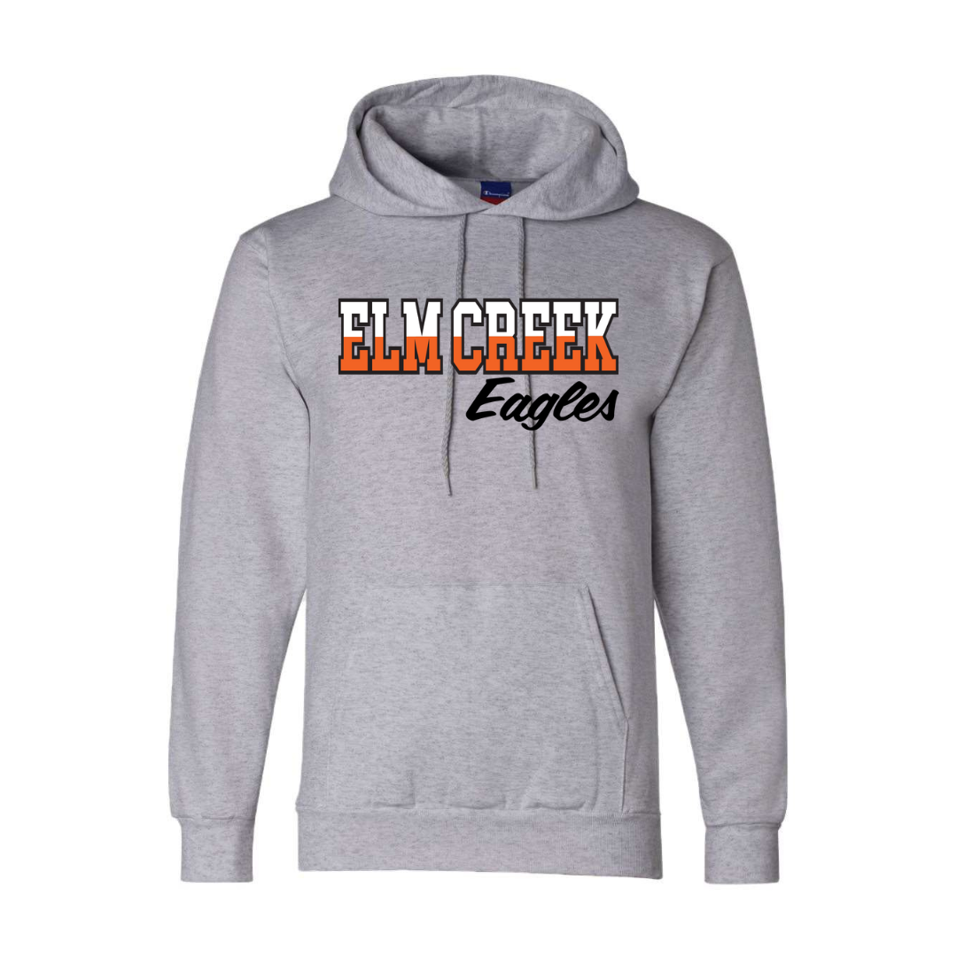 Elm Creek Adult Applique Champion® Powerblend® Hoodie-2025