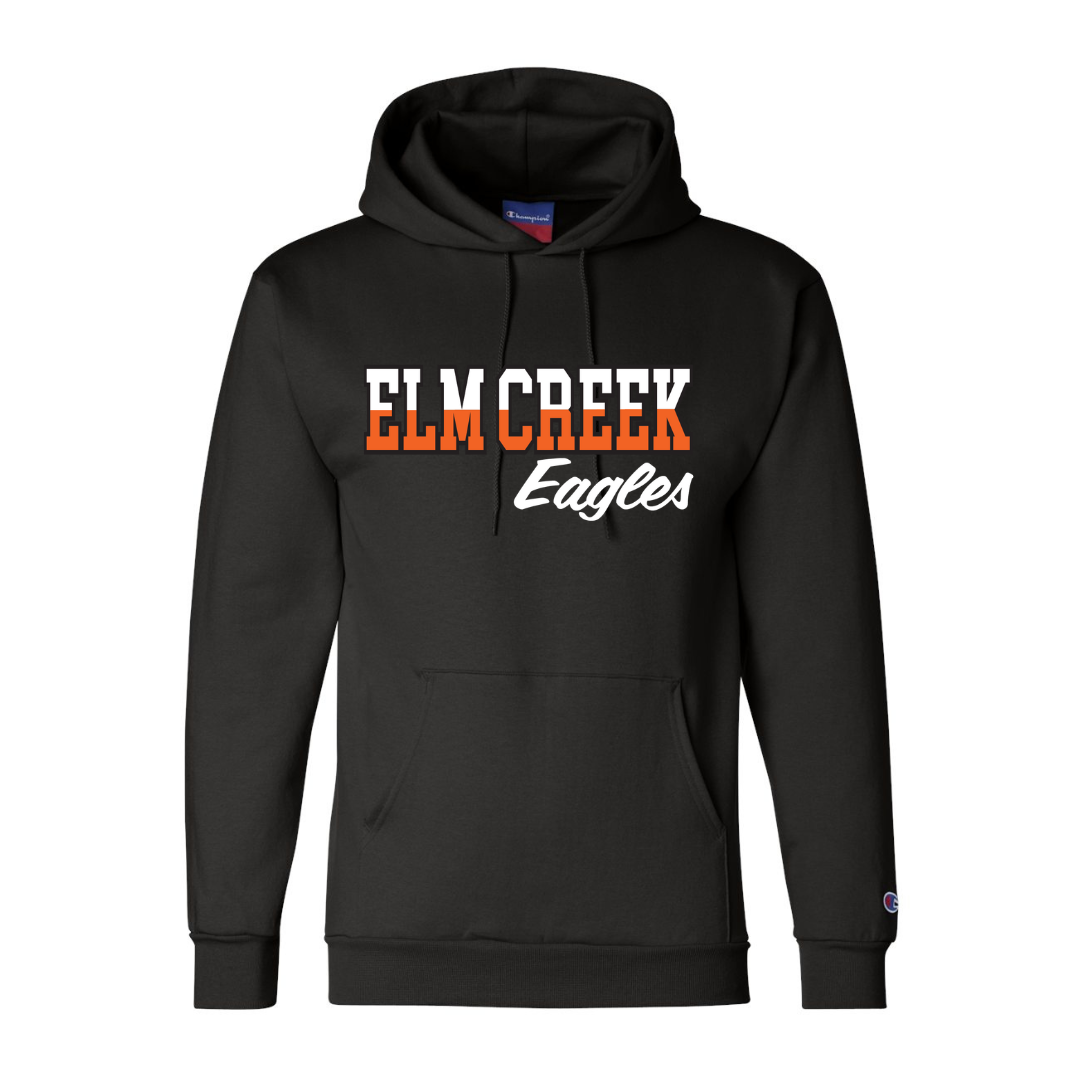 Elm Creek Adult Applique Champion® Powerblend® Hoodie-2025