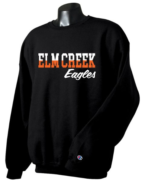 '25 Elm Creek Applique Champion® Powerblend® Crewneck