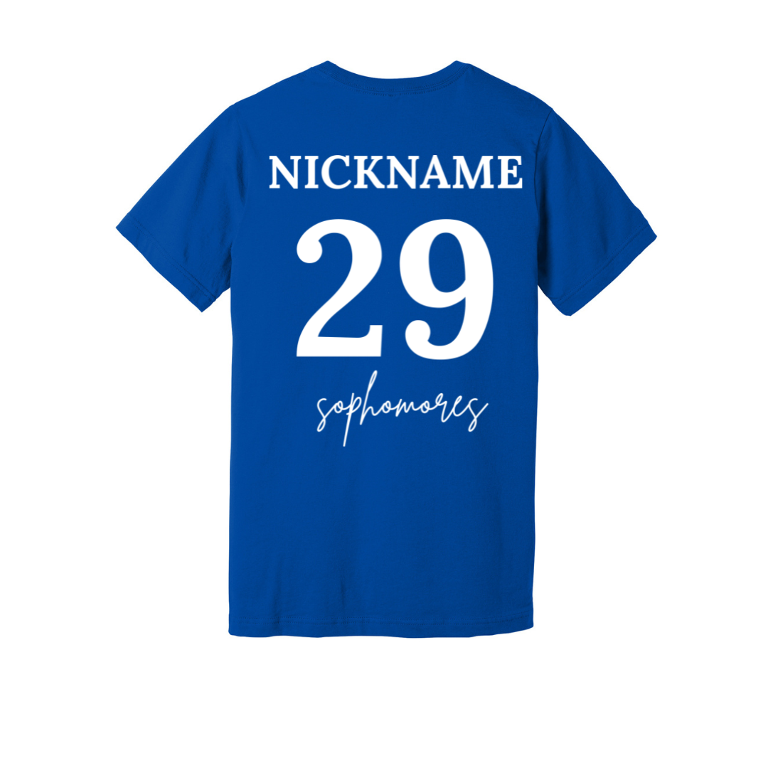 Class of 2029 - Powder Puff T - Royal Blue