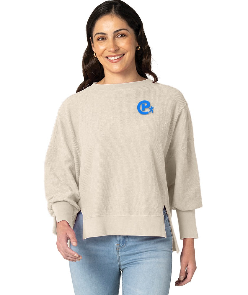 Prime Recovery Women's Camden Spliced Crew Sweatshirt